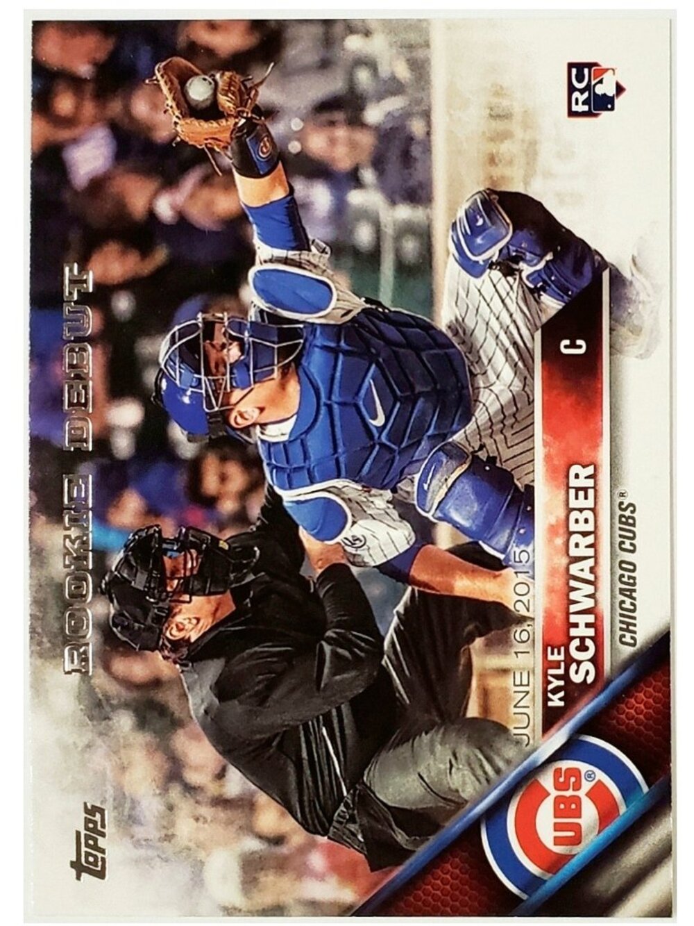 KYLE SCHWARBER ROOKIE 2016 TOPPS UPDATE #US138, CHICAGO CUBS, PHILLIES